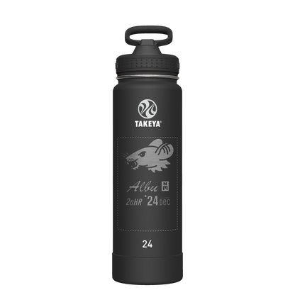 Actives Water Bottle With Straw Lid - customized