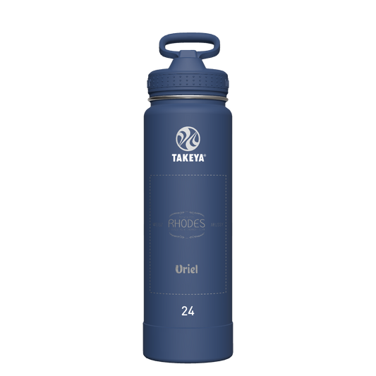 Actives Water Bottle With Straw Lid - customized