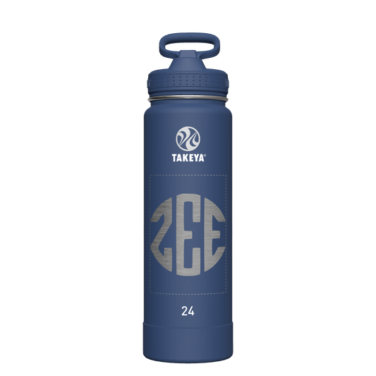 Actives Water Bottle With Straw Lid - customized