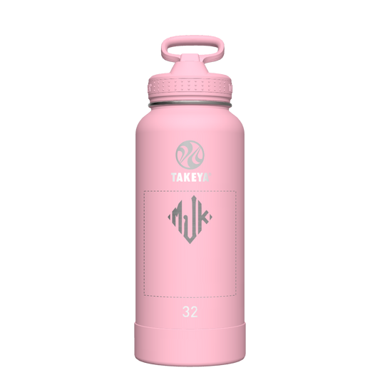 Actives Water Bottle With Straw Lid - customized
