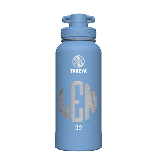 Actives Water Bottle With Spout Lid - customized