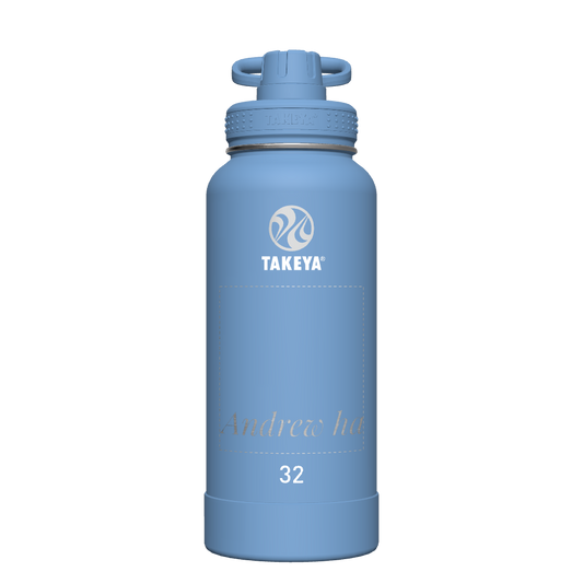 Actives Water Bottle With Spout Lid - customized