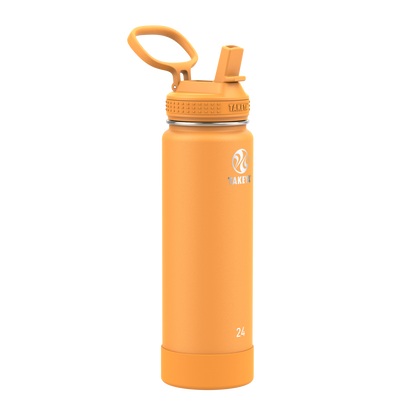 Honeycomb Actives Water Bottle With Straw Lid