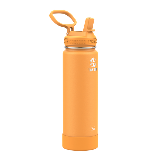 Honeycomb Actives Water Bottle With Straw Lid