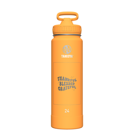 Honeycomb Actives Water Bottle With Straw Lid - customized