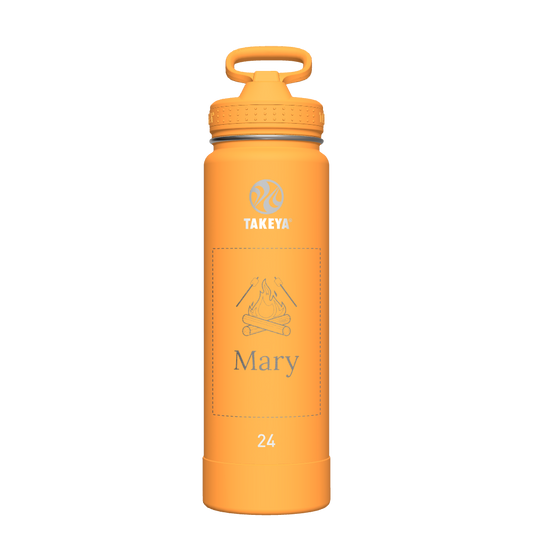 Honeycomb Actives Water Bottle With Straw Lid - customized