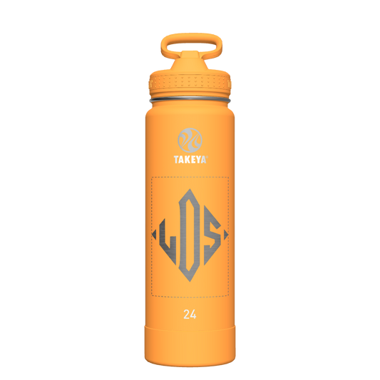 Honeycomb Actives Water Bottle With Straw Lid - customized