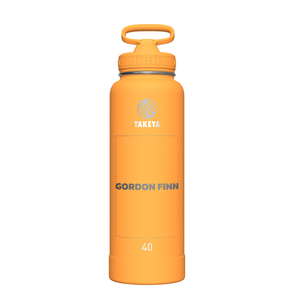Honeycomb Actives Water Bottle With Straw Lid - customized