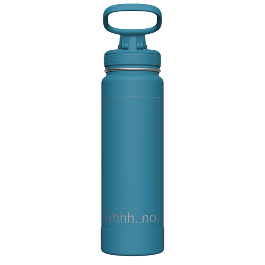 Mystic Blue Actives Water Bottle With Spout Lid - customized