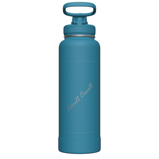 Mystic Blue Actives Water Bottle With Spout Lid - customized
