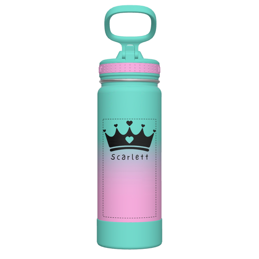 Actives Ombre Water Bottle With Straw Lid - customized