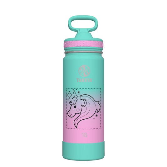 Actives Ombre Water Bottle With Straw Lid - customized