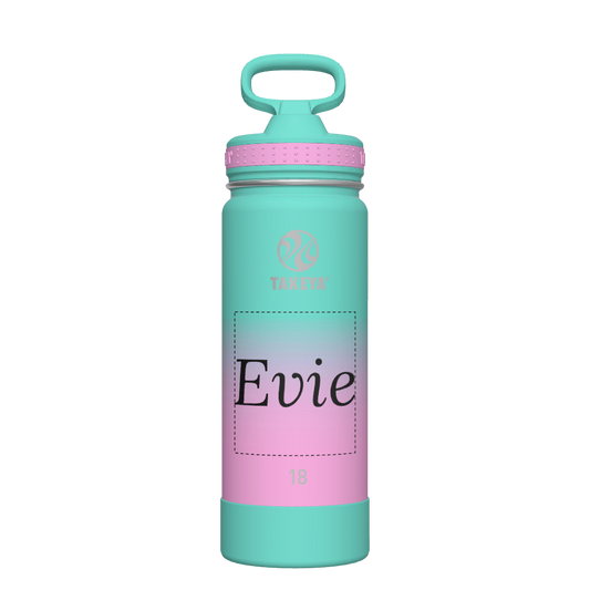 Actives Ombre Water Bottle With Straw Lid - customized
