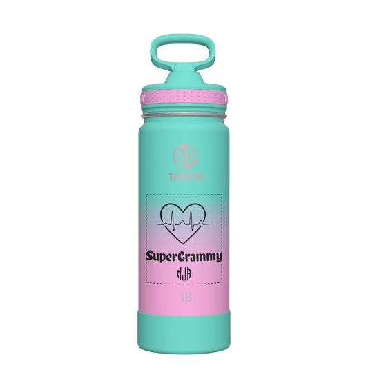 Actives Ombre Water Bottle With Straw Lid - customized
