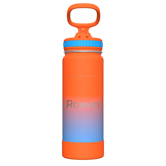 Actives Ombre Water Bottle With Straw Lid - customized