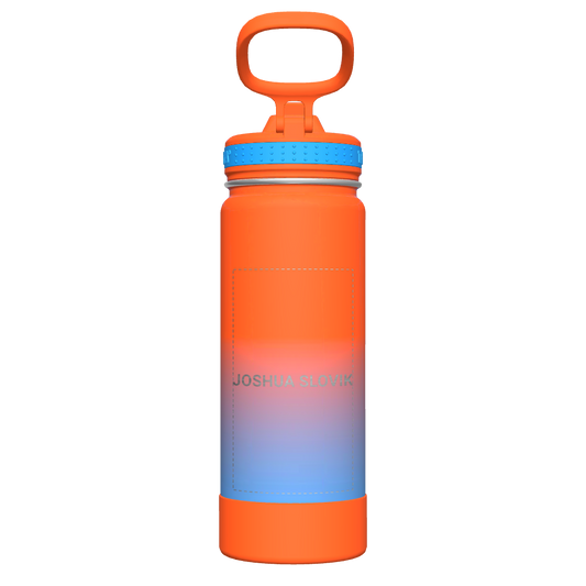 Actives Ombre Water Bottle With Straw Lid - customized