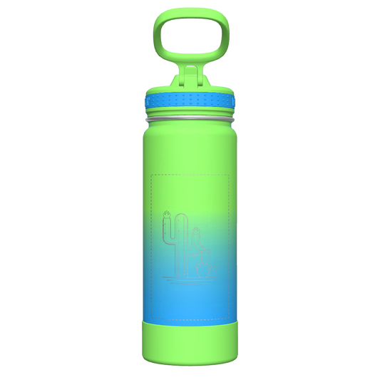 Actives Ombre Water Bottle With Straw Lid - customized