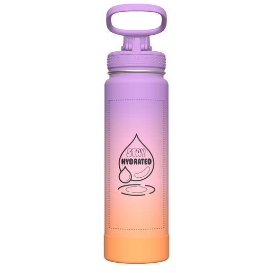 Actives Ombre Water Bottle With Spout Lid - customized