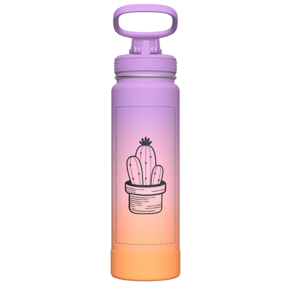 Actives Ombre Water Bottle With Spout Lid - customized