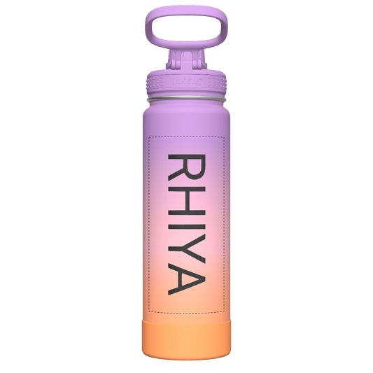 Actives Ombre Water Bottle With Spout Lid - customized