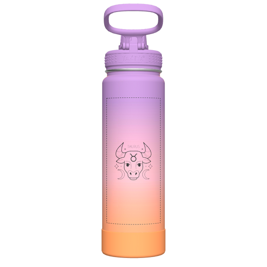 Actives Ombre Water Bottle With Spout Lid - customized