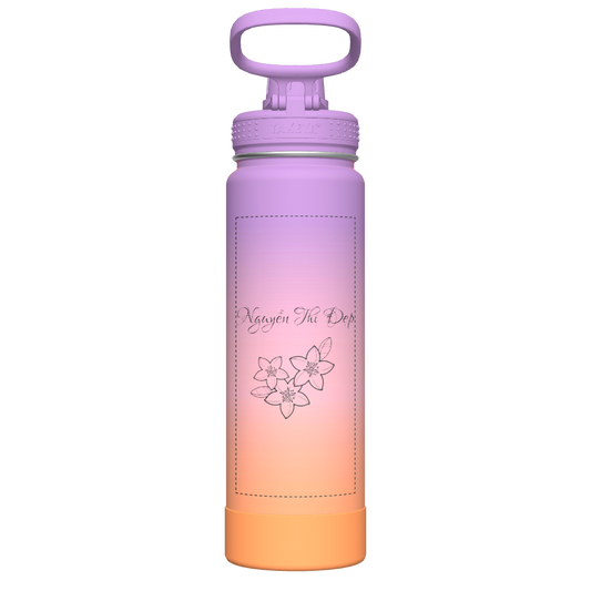 Actives Ombre Water Bottle With Spout Lid - customized