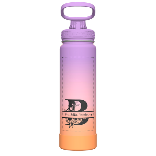 Actives Ombre Water Bottle With Spout Lid - customized