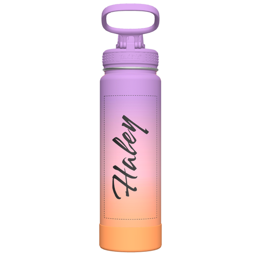 Actives Ombre Water Bottle With Spout Lid - customized