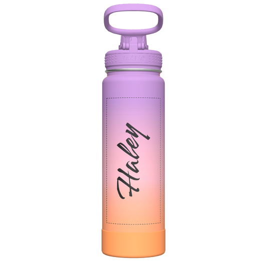Actives Ombre Water Bottle With Spout Lid - customized