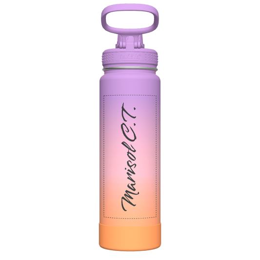 Actives Ombre Water Bottle With Spout Lid - customized