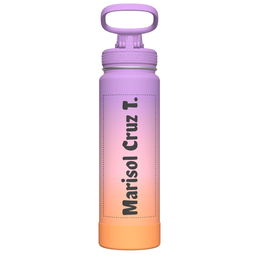 Actives Ombre Water Bottle With Spout Lid - customized