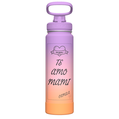 Actives Ombre Water Bottle With Spout Lid - customized