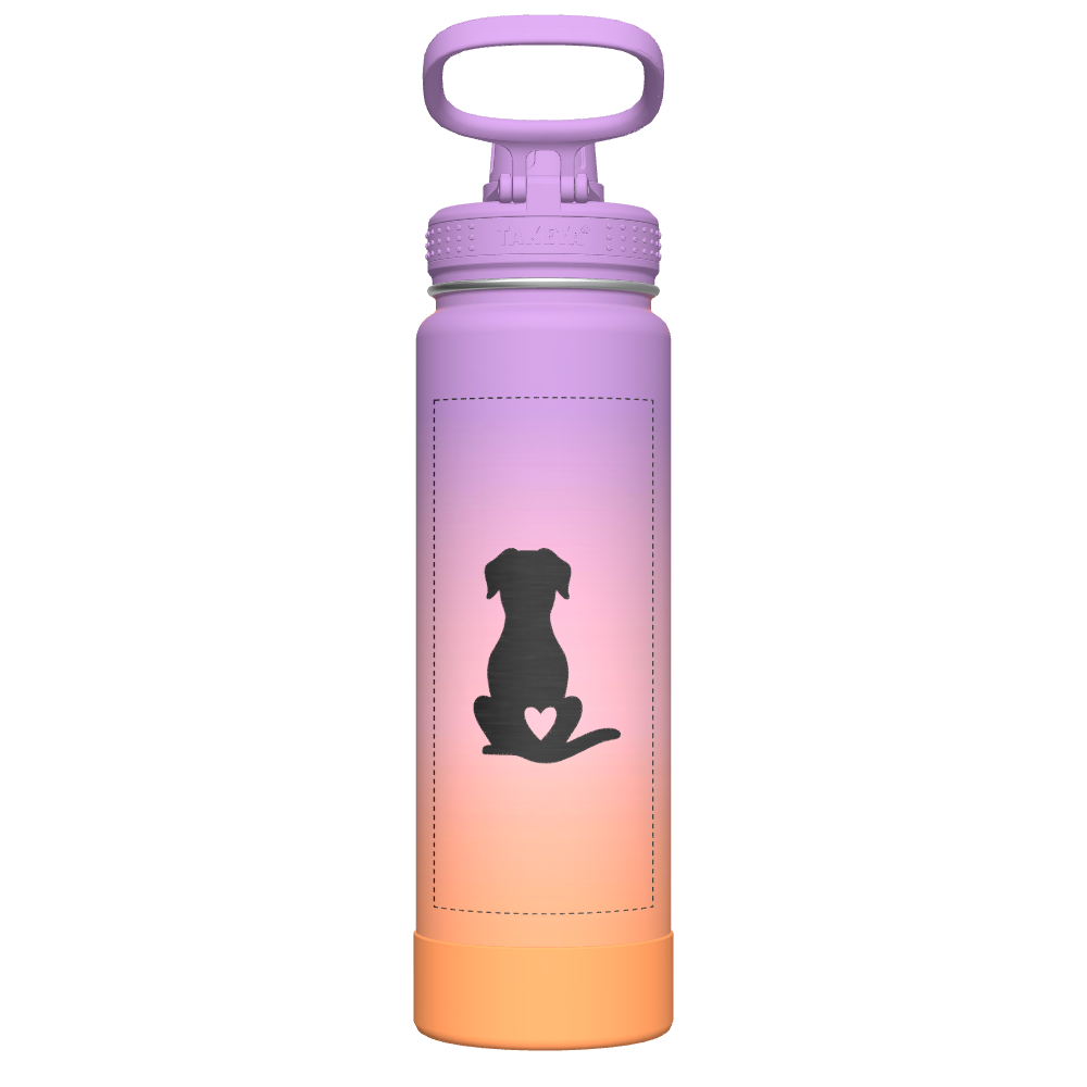 Actives Ombre Water Bottle With Spout Lid - customized