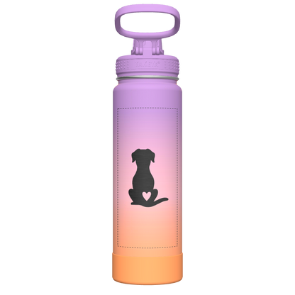 Actives Ombre Water Bottle With Spout Lid - customized