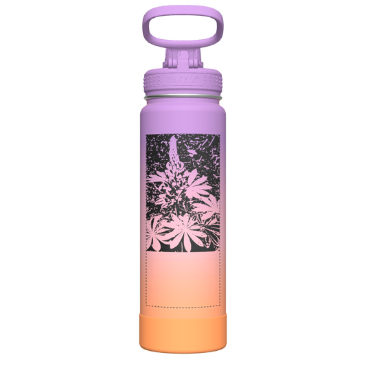 Actives Ombre Water Bottle With Spout Lid - customized