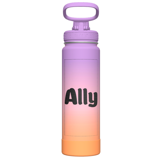 Actives Ombre Water Bottle With Spout Lid - customized
