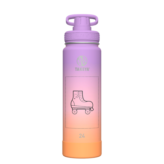 Actives Ombre Water Bottle With Spout Lid - customized