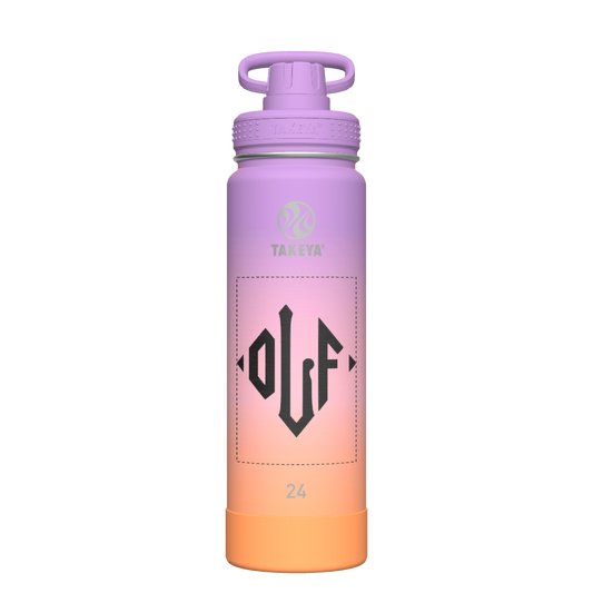 Actives Ombre Water Bottle With Spout Lid - customized