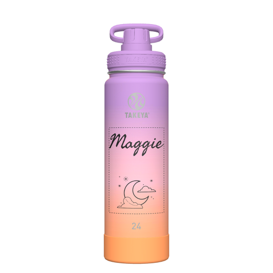 Actives Ombre Water Bottle With Spout Lid - customized