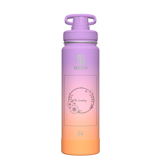 Actives Ombre Water Bottle With Spout Lid - customized