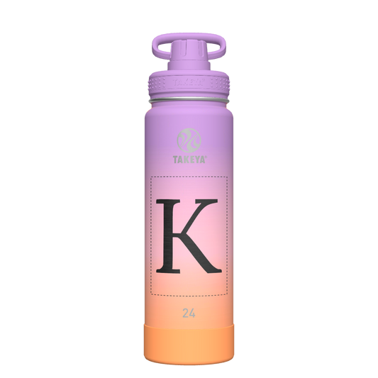 Actives Ombre Water Bottle With Spout Lid - customized