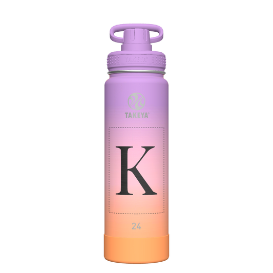 Actives Ombre Water Bottle With Spout Lid - customized
