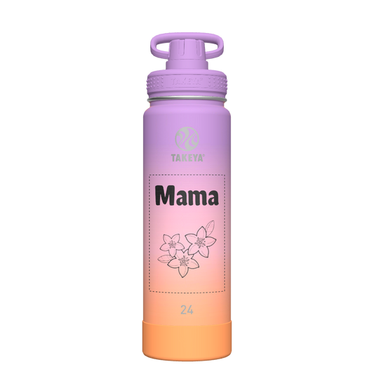 Actives Ombre Water Bottle With Spout Lid - customized