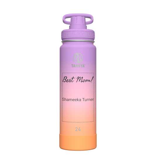 Actives Ombre Water Bottle With Spout Lid - customized