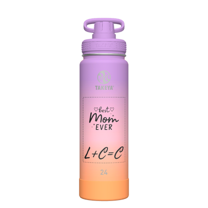 Actives Ombre Water Bottle With Spout Lid - customized