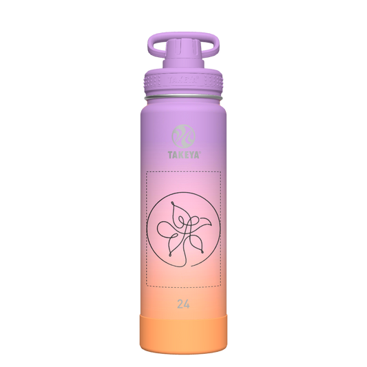 Actives Ombre Water Bottle With Spout Lid - customized
