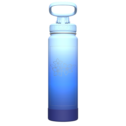 Actives Ombre Water Bottle With Spout Lid - customized