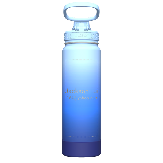 Actives Ombre Water Bottle With Spout Lid - customized