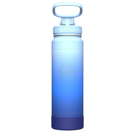 Actives Ombre Water Bottle With Spout Lid - customized