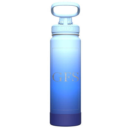 Actives Ombre Water Bottle With Spout Lid - customized